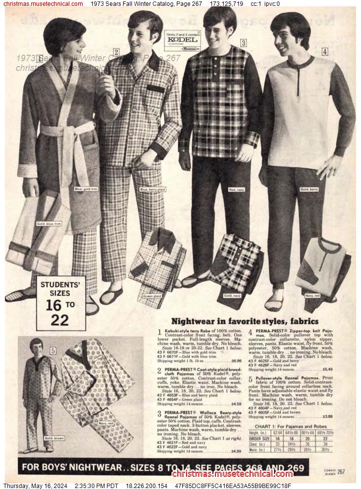 1973 Sears Fall Winter Catalog, Page 267