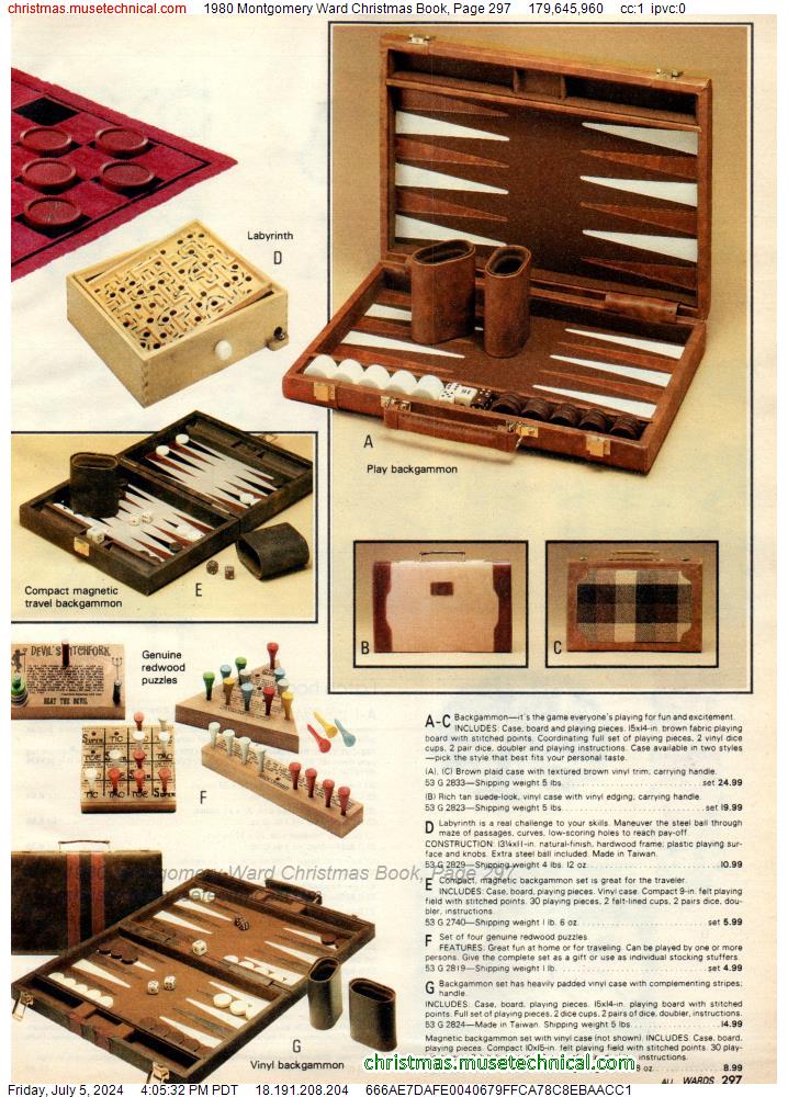 1980 Montgomery Ward Christmas Book, Page 297
