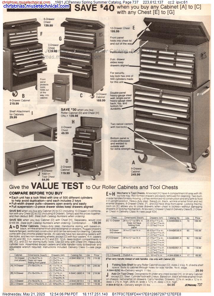 1981 JCPenney Spring Summer Catalog, Page 737