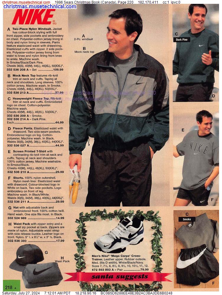1996 Sears Christmas Book (Canada), Page 220
