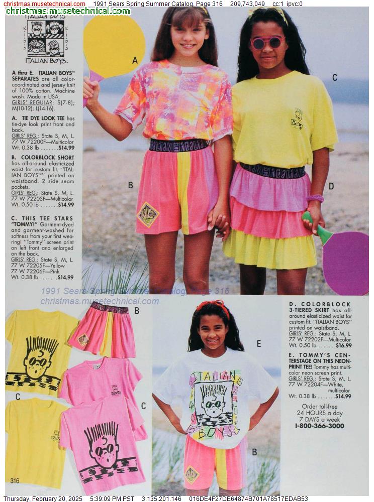 1991 Sears Spring Summer Catalog, Page 316