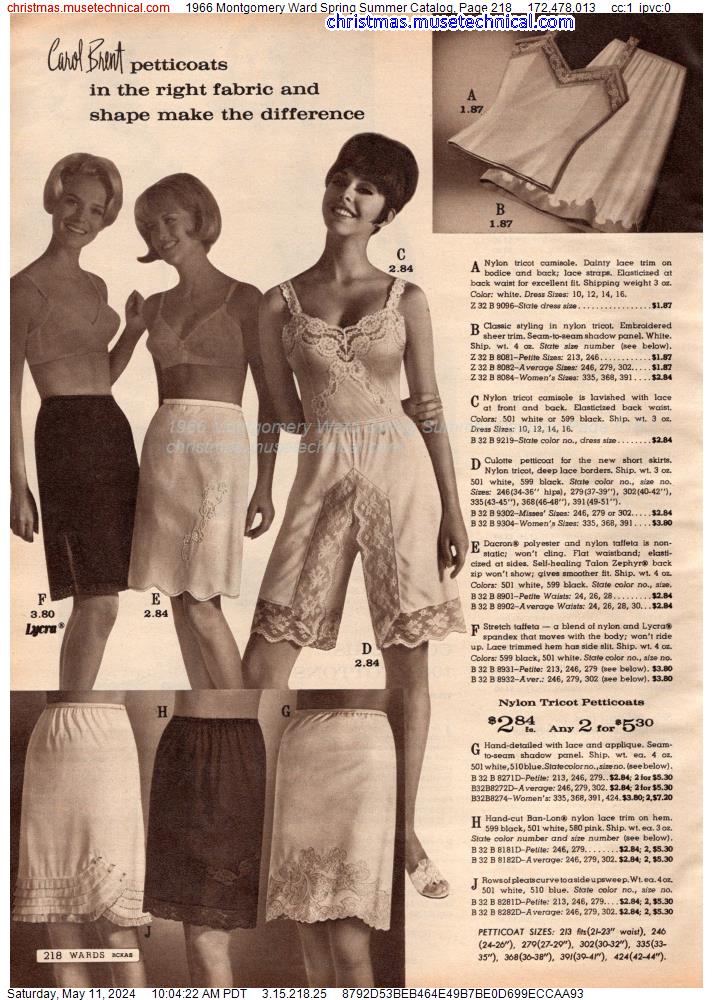 1966 Montgomery Ward Spring Summer Catalog, Page 218