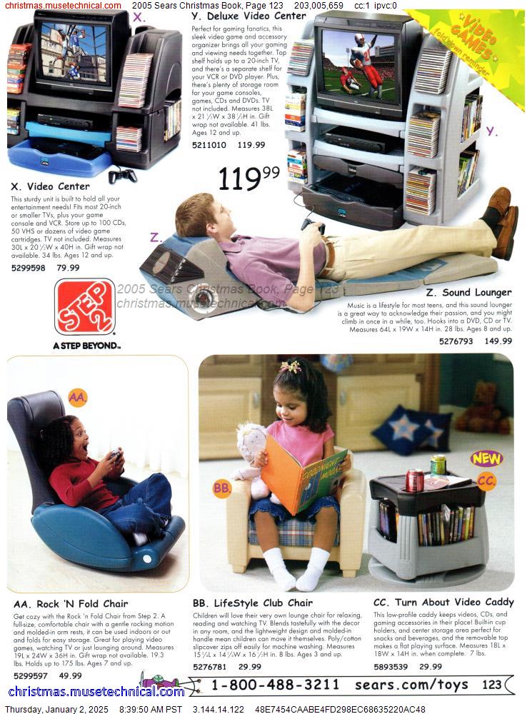 2005 Sears Christmas Book, Page 123