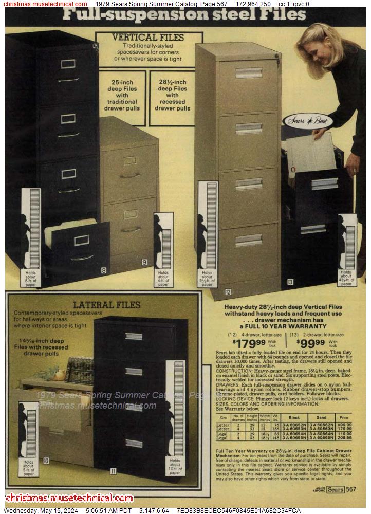 1979 Sears Spring Summer Catalog, Page 567