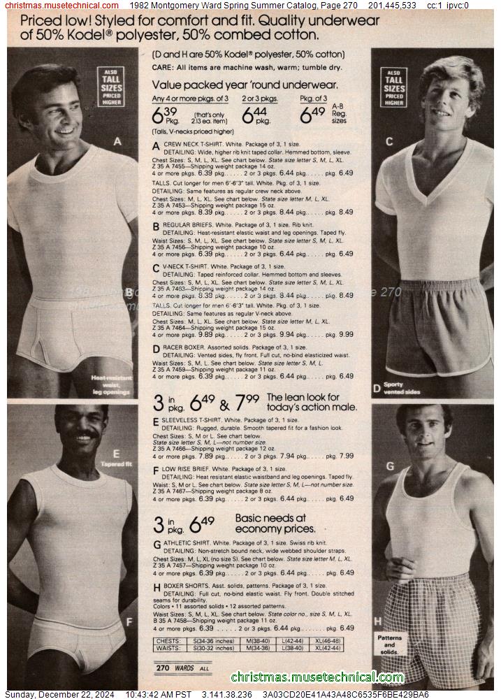 1982 Montgomery Ward Spring Summer Catalog, Page 270