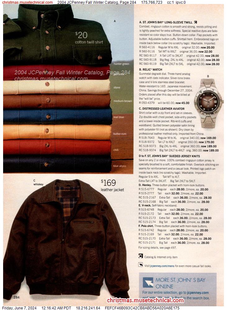 2004 JCPenney Fall Winter Catalog, Page 284