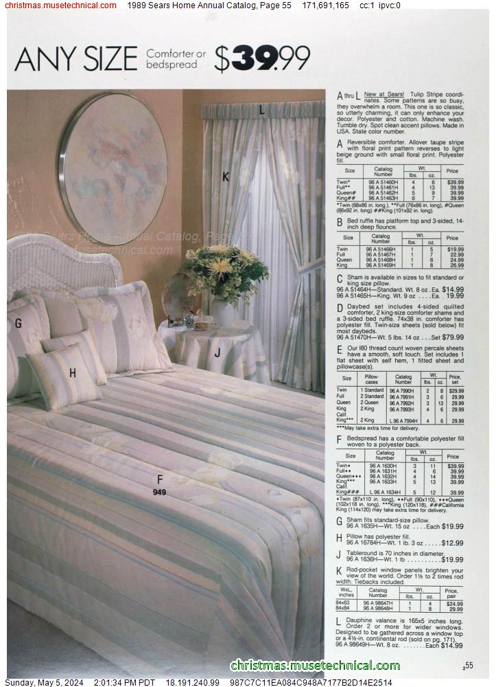 1989 Sears Home Annual Catalog, Page 55