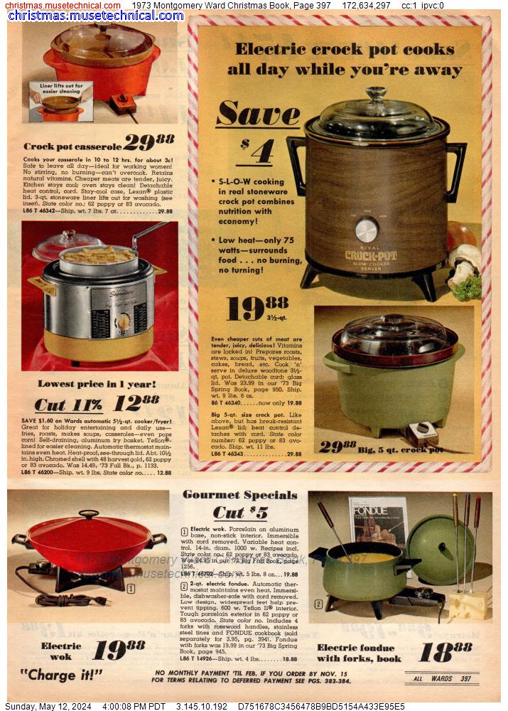 1973 Montgomery Ward Christmas Book, Page 397