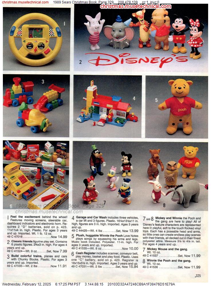 1989 Sears Christmas Book, Page 329