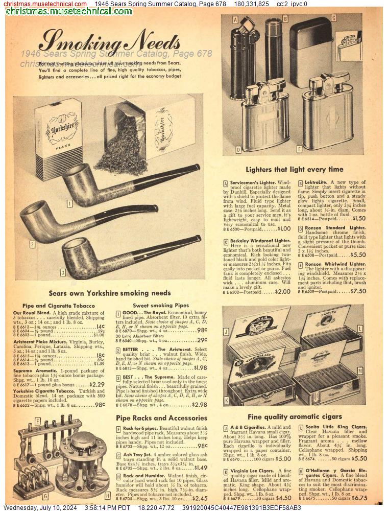 1946 Sears Spring Summer Catalog, Page 678