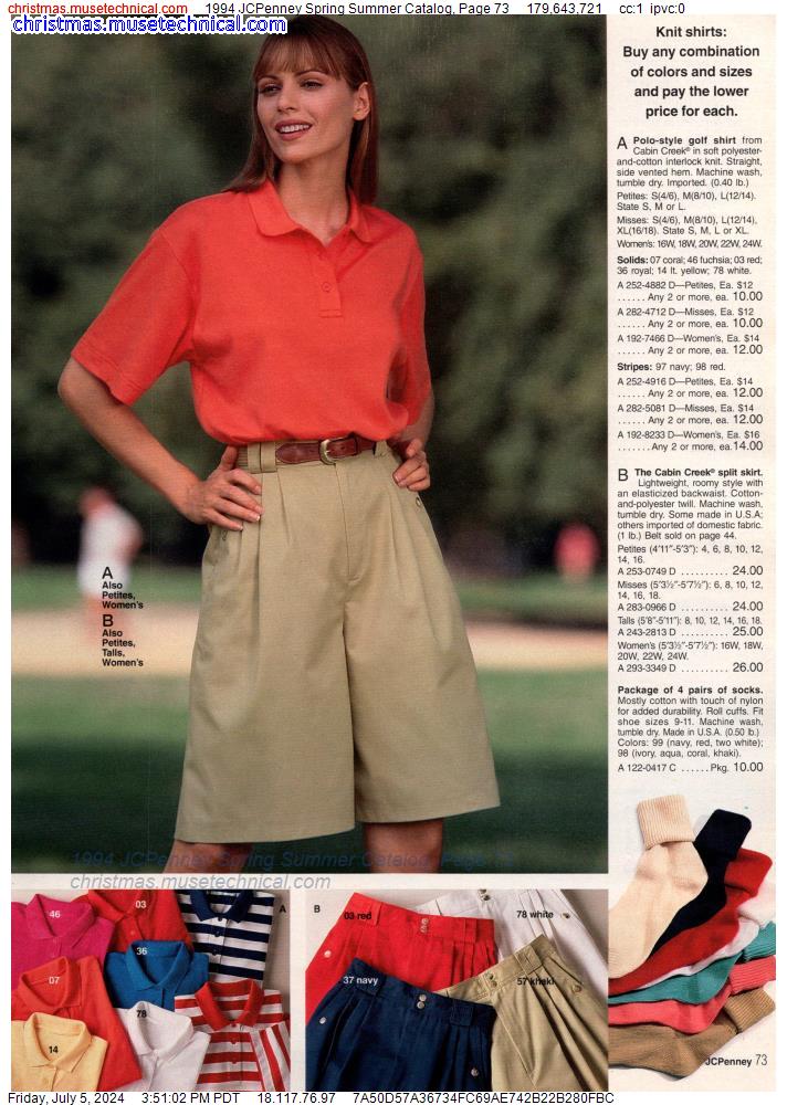 1994 JCPenney Spring Summer Catalog, Page 73