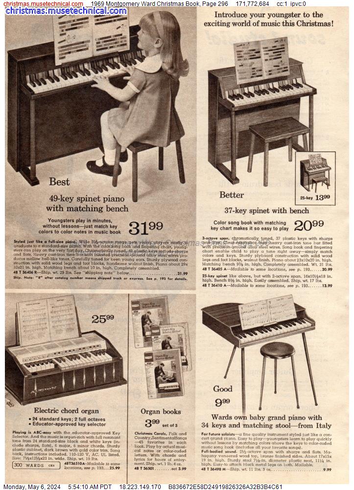1969 Montgomery Ward Christmas Book, Page 296