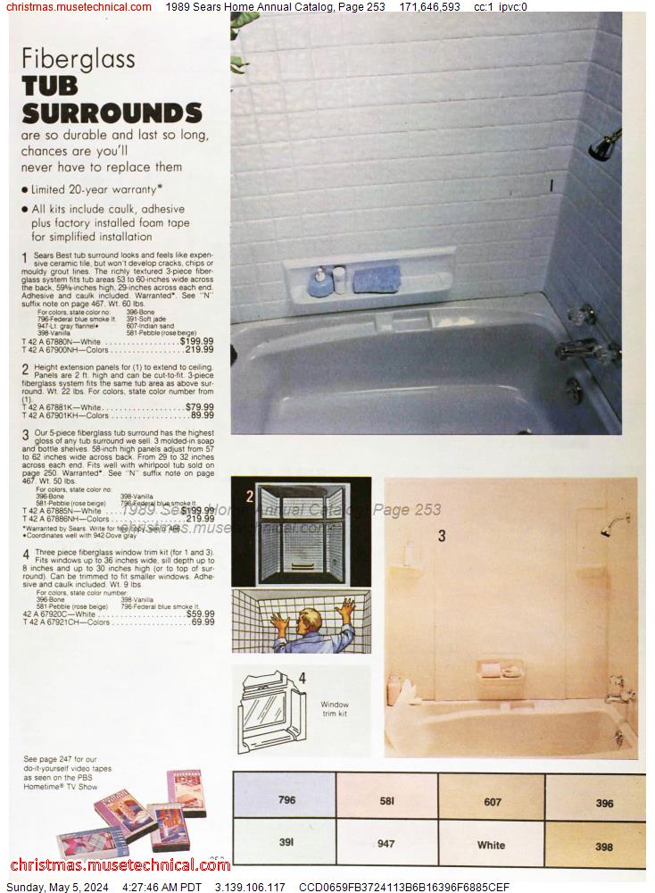 1989 Sears Home Annual Catalog, Page 253