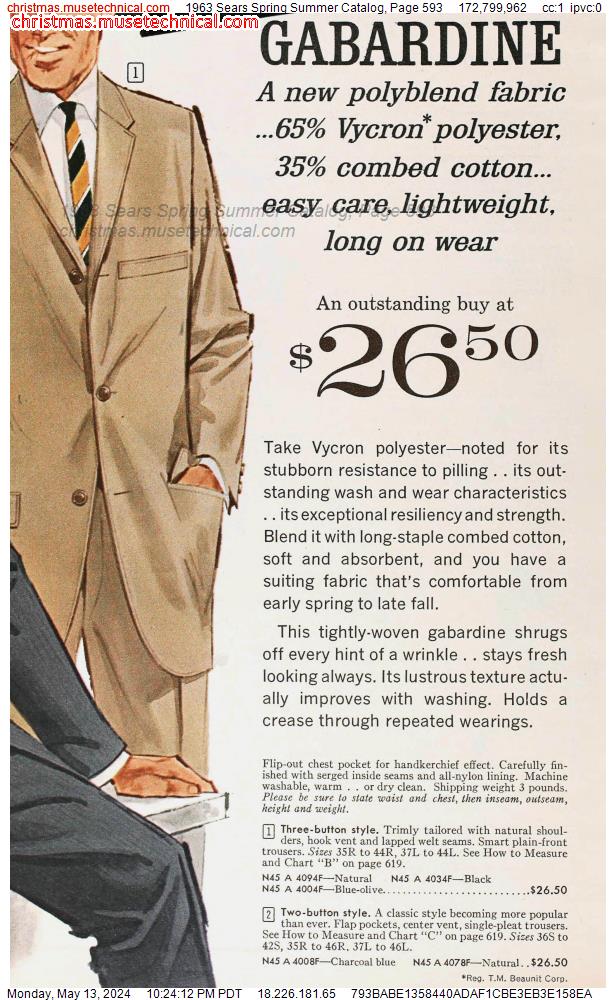 1963 Sears Spring Summer Catalog, Page 593