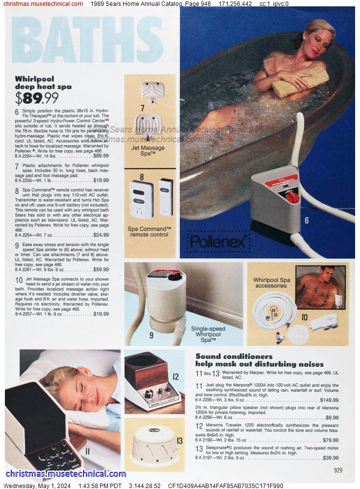 1989 Sears Home Annual Catalog, Page 946