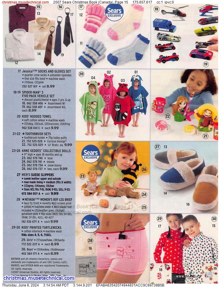 2007 Sears Christmas Book (Canada), Page 15
