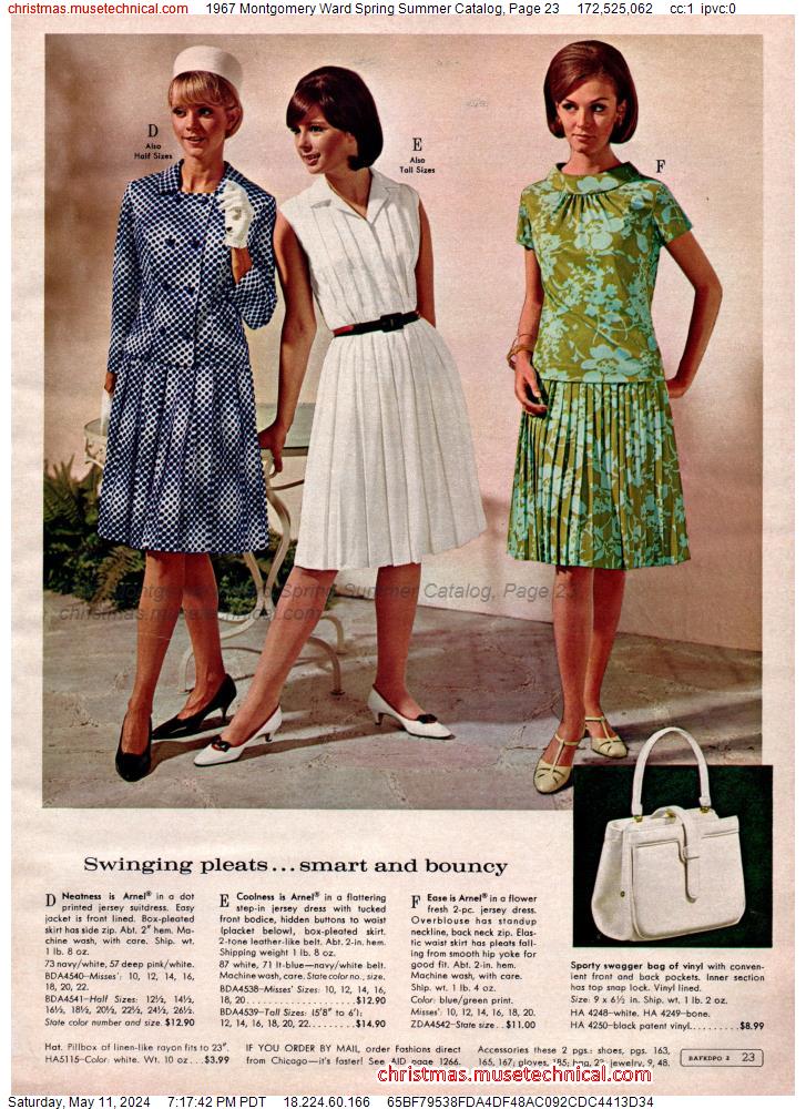 1967 Montgomery Ward Spring Summer Catalog, Page 23