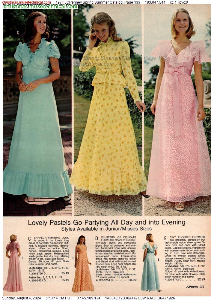 1974 JCPenney Spring Summer Catalog, Page 133