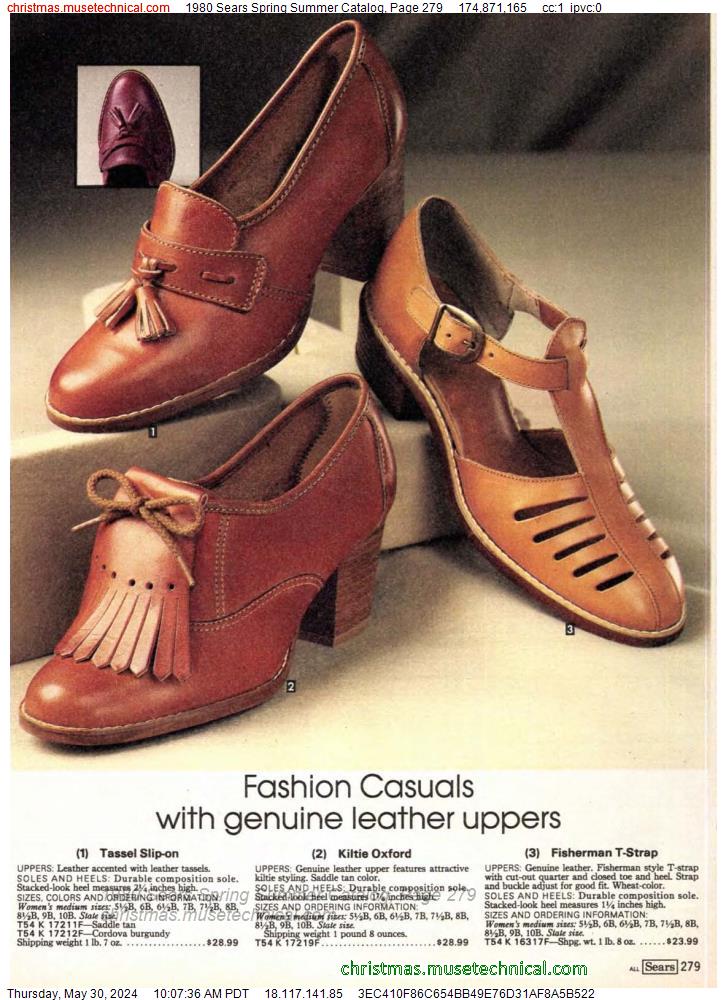 1980 Sears Spring Summer Catalog, Page 279