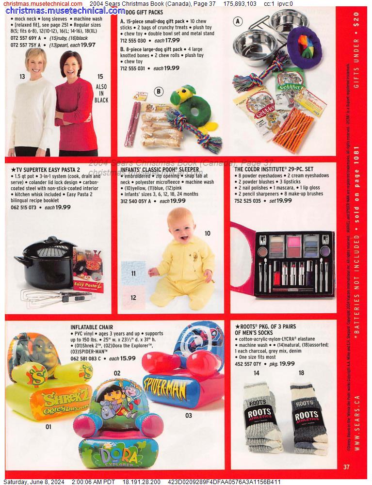 2004 Sears Christmas Book (Canada), Page 37