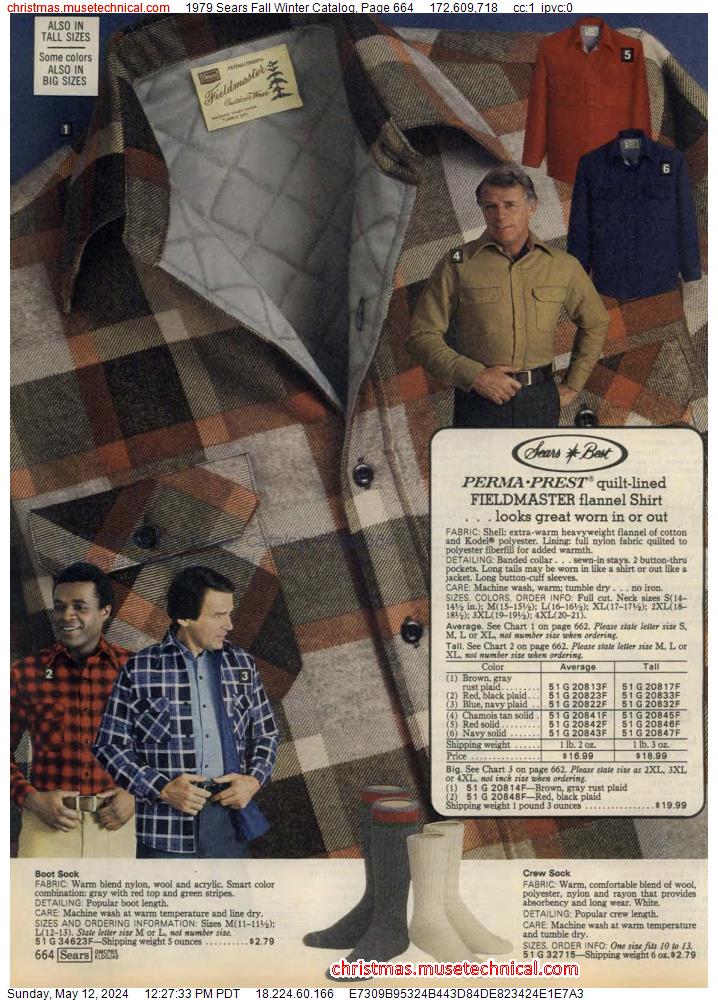 1979 Sears Fall Winter Catalog, Page 664
