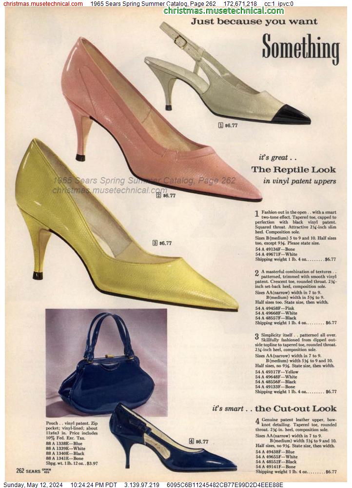 1965 Sears Spring Summer Catalog, Page 262