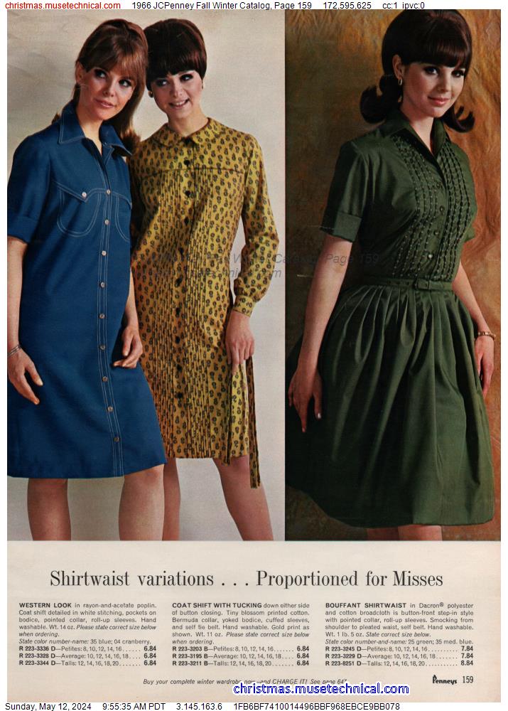 1966 JCPenney Fall Winter Catalog, Page 159