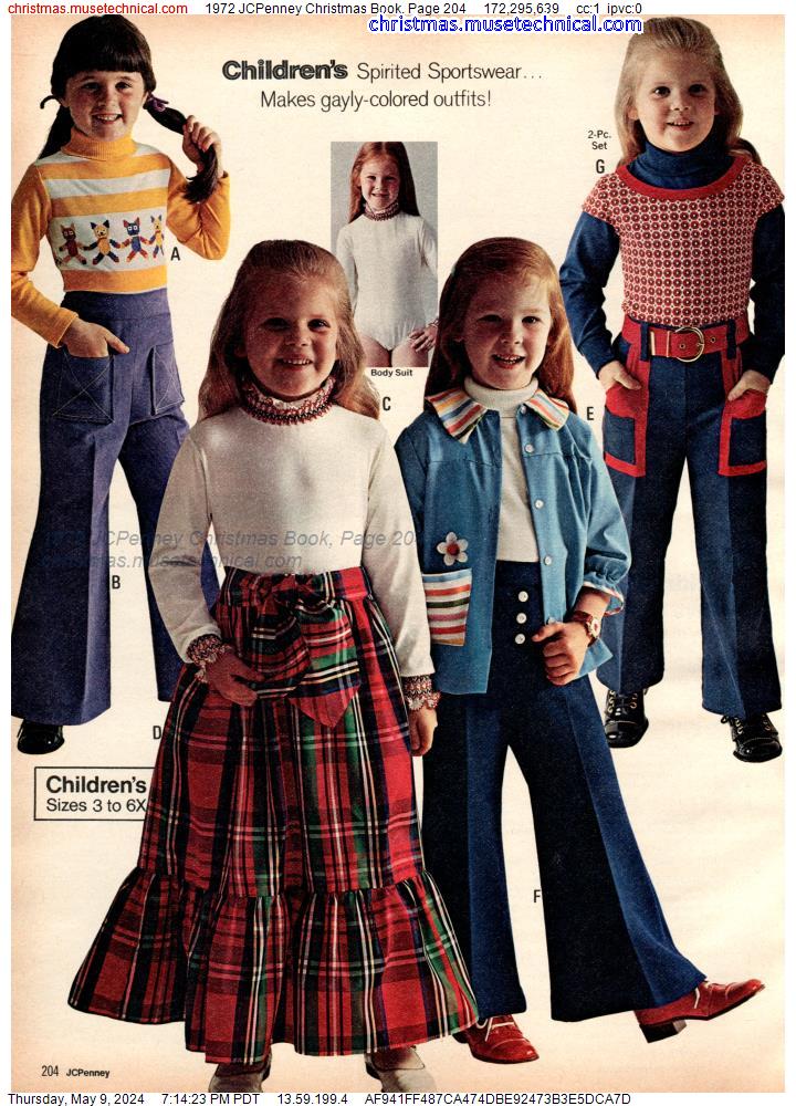 1972 JCPenney Christmas Book, Page 204