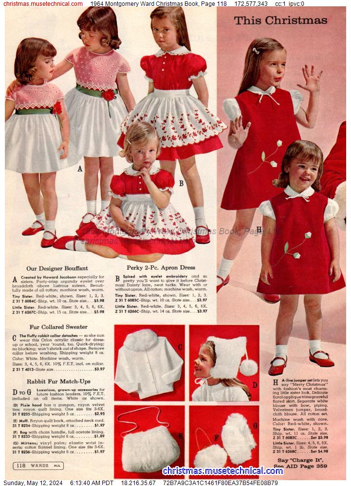 1964 Montgomery Ward Christmas Book, Page 118