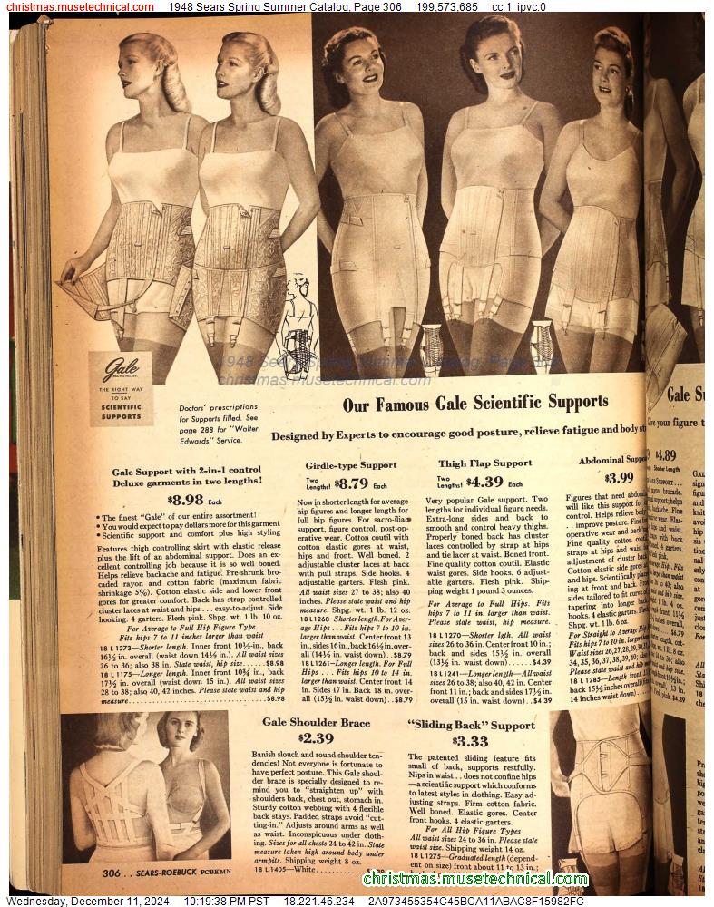 1948 Sears Spring Summer Catalog, Page 306