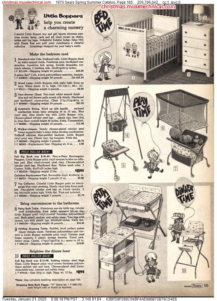 1970 Sears Spring Summer Catalog, Page 165