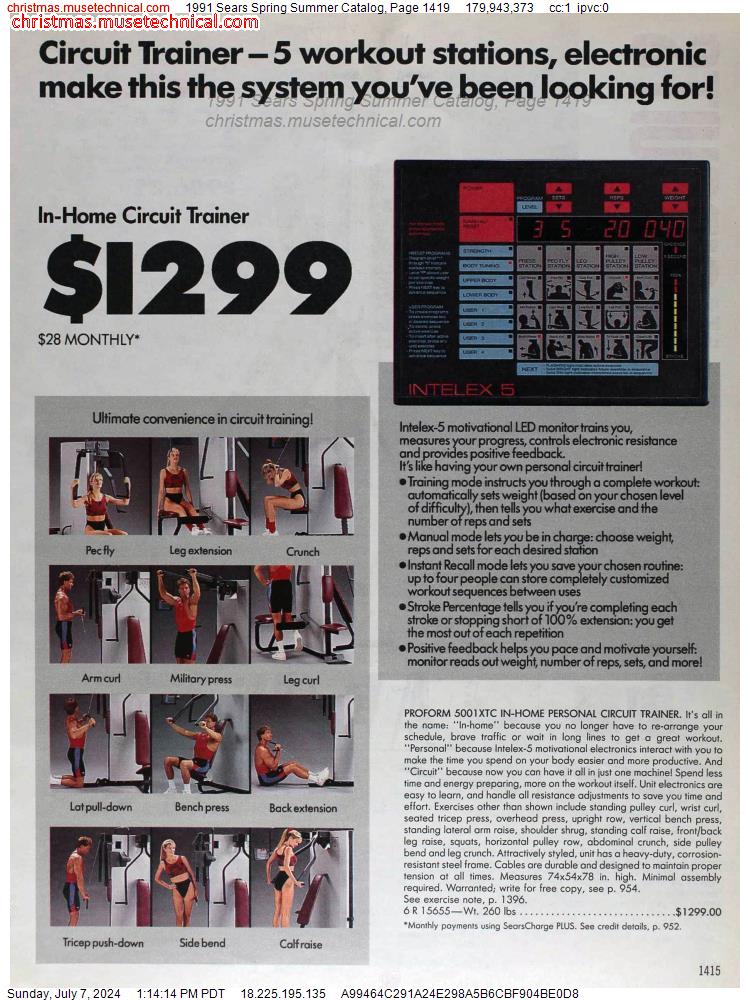 1991 Sears Spring Summer Catalog, Page 1419