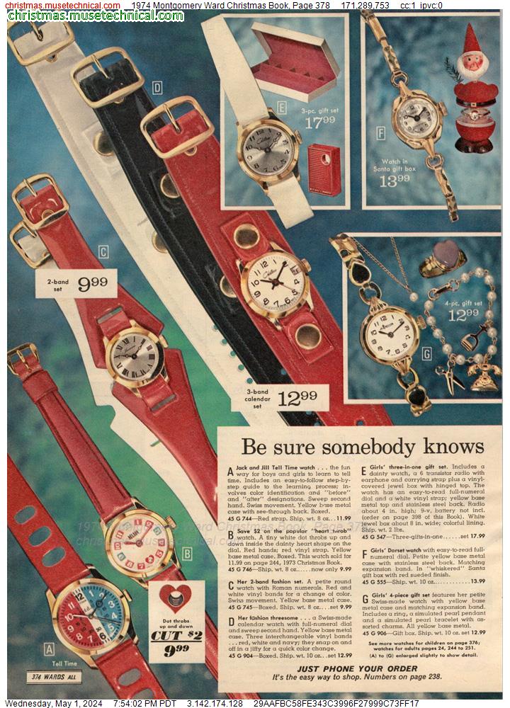 1974 Montgomery Ward Christmas Book, Page 378