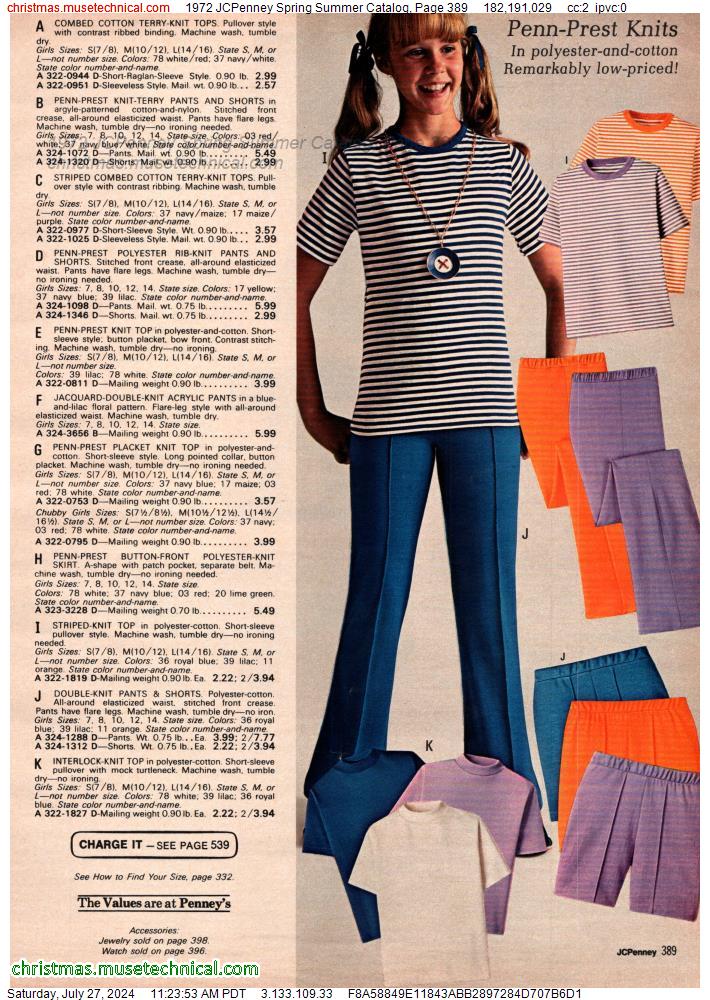 1972 JCPenney Spring Summer Catalog, Page 389
