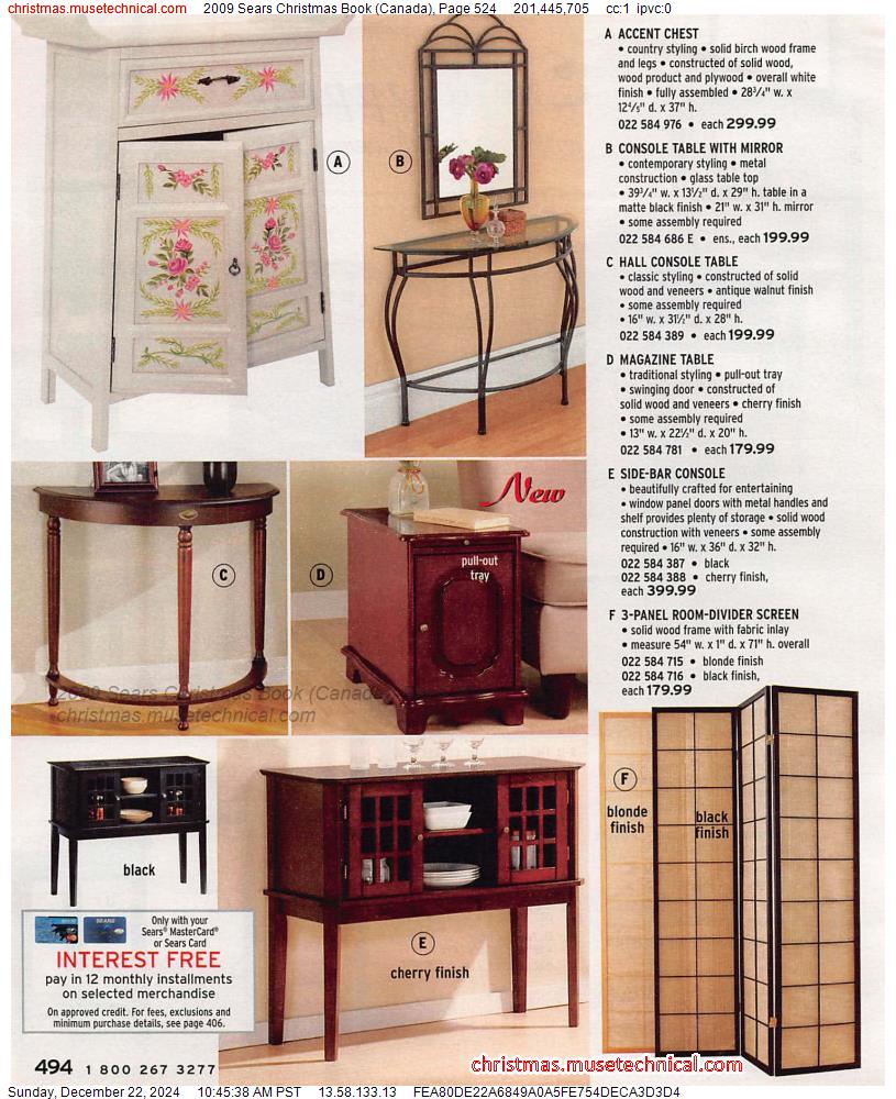 2009 Sears Christmas Book (Canada), Page 524