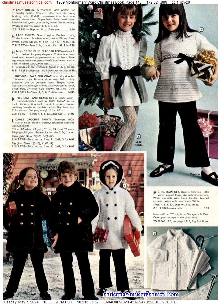 1969 Montgomery Ward Christmas Book, Page 115