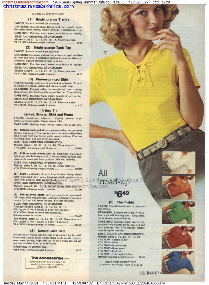 1976 Sears Spring Summer Catalog, Page 53