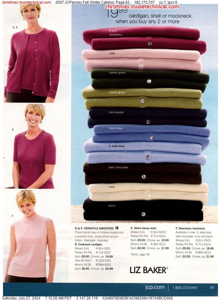 2007 JCPenney Fall Winter Catalog, Page 83