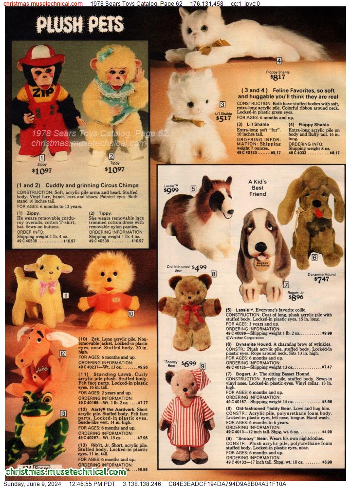 1978 Sears Toys Catalog, Page 62