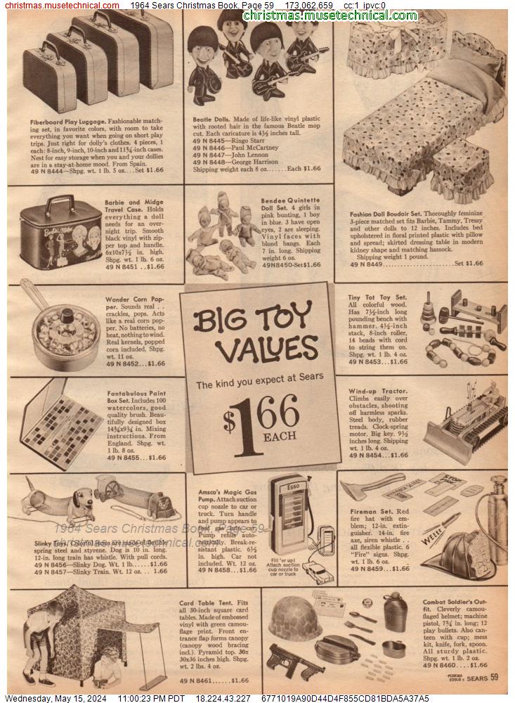 1964 Sears Christmas Book, Page 59