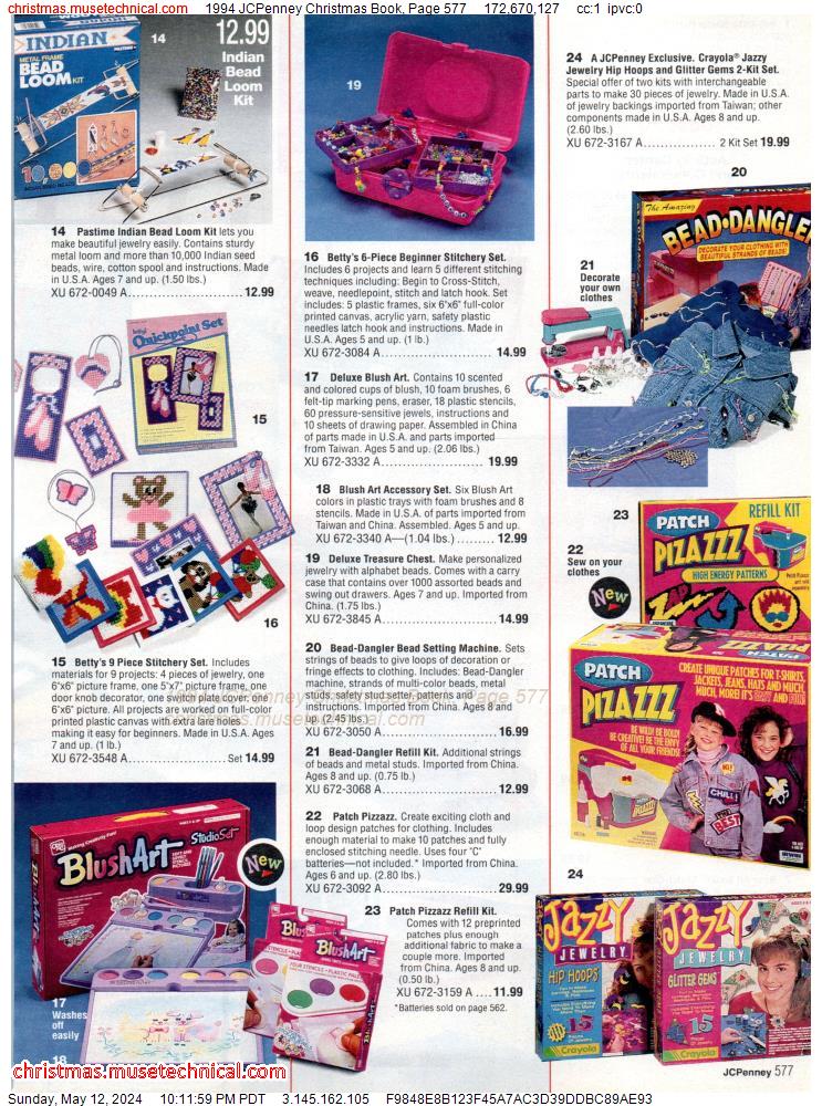 1994 JCPenney Christmas Book, Page 577