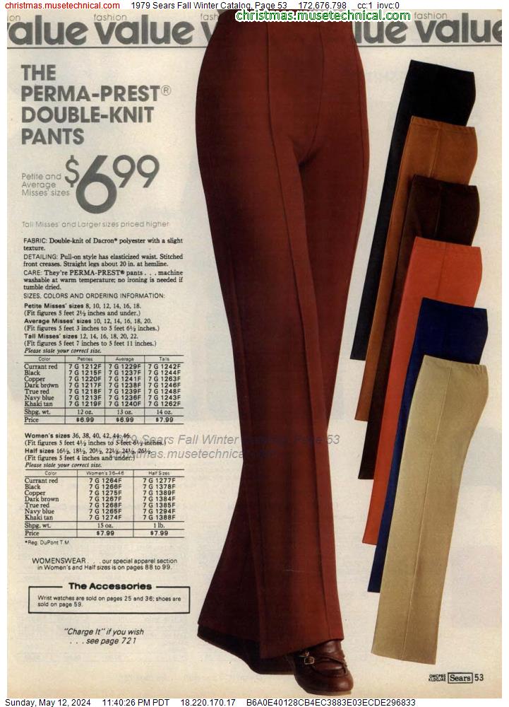 1979 Sears Fall Winter Catalog, Page 53