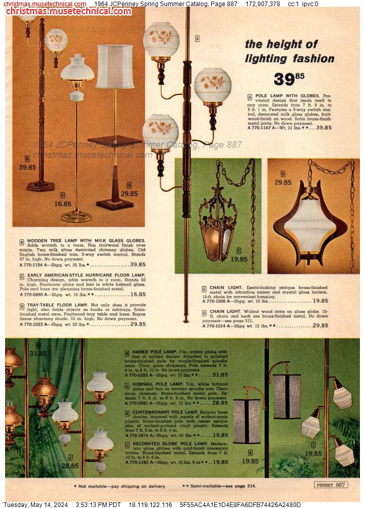 1964 JCPenney Spring Summer Catalog, Page 887