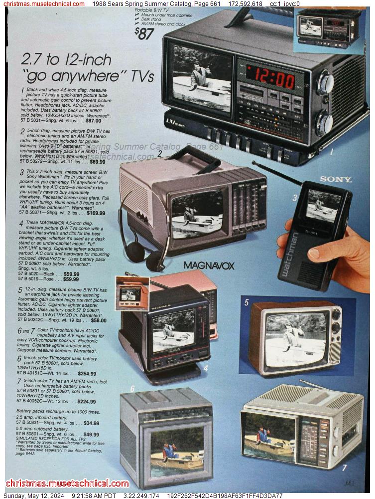 1988 Sears Spring Summer Catalog, Page 661