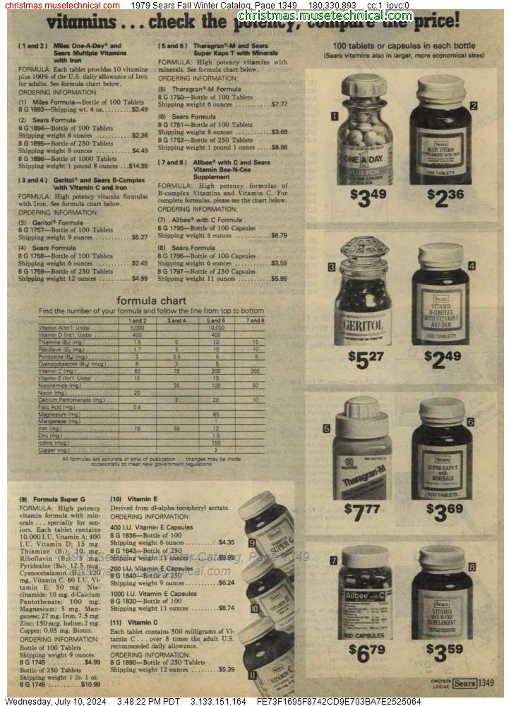 1979 Sears Fall Winter Catalog, Page 1349