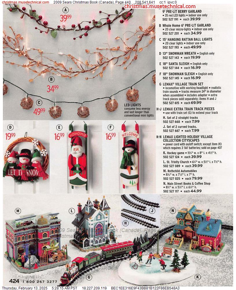 2009 Sears Christmas Book (Canada), Page 440