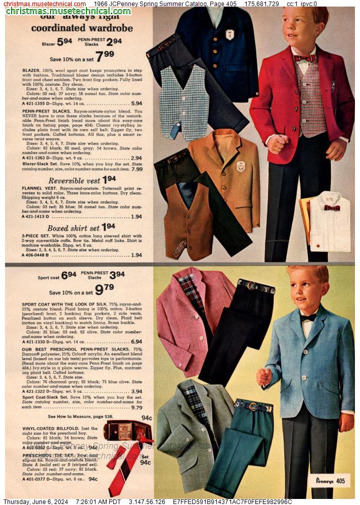 1966 JCPenney Spring Summer Catalog, Page 405