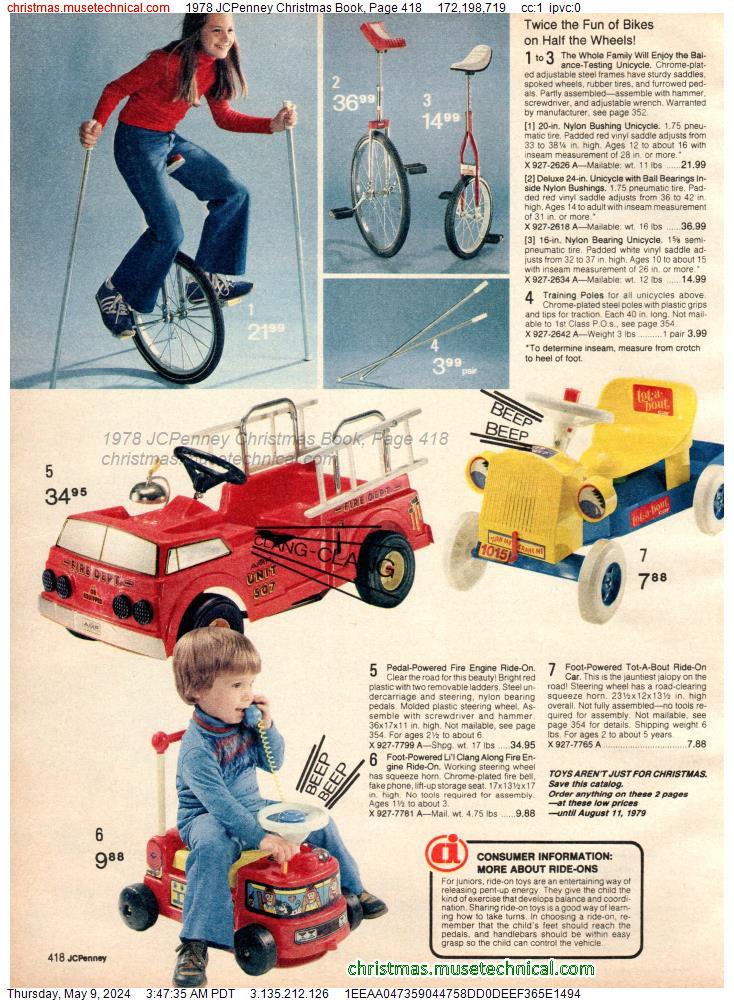 1978 JCPenney Christmas Book, Page 418