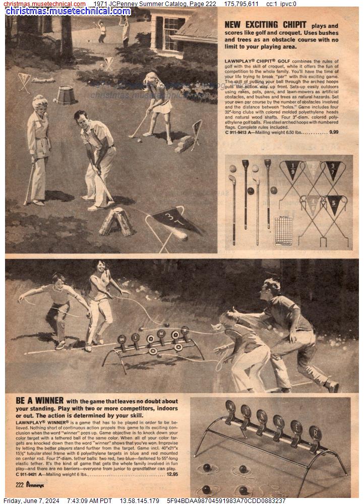 1971 JCPenney Summer Catalog, Page 222