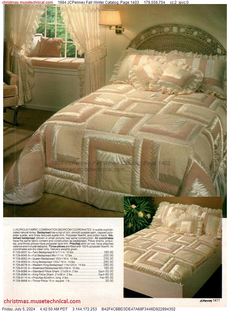 1984 JCPenney Fall Winter Catalog, Page 1403